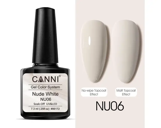 Oja Semipermanenta Canni Nude White - NU06
