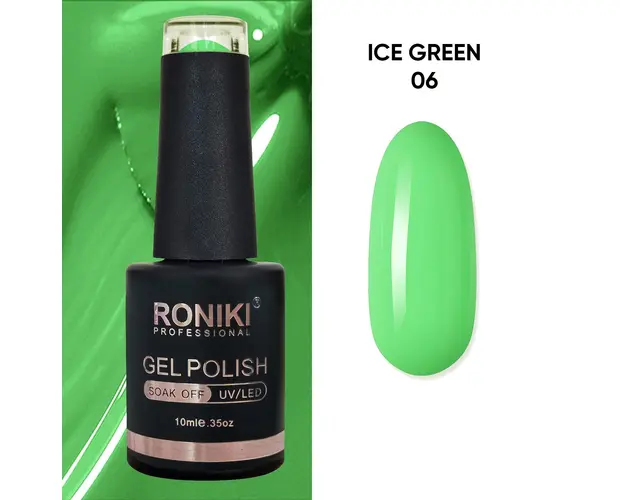 Oja Semipermanenta Roniki Ice Green 06