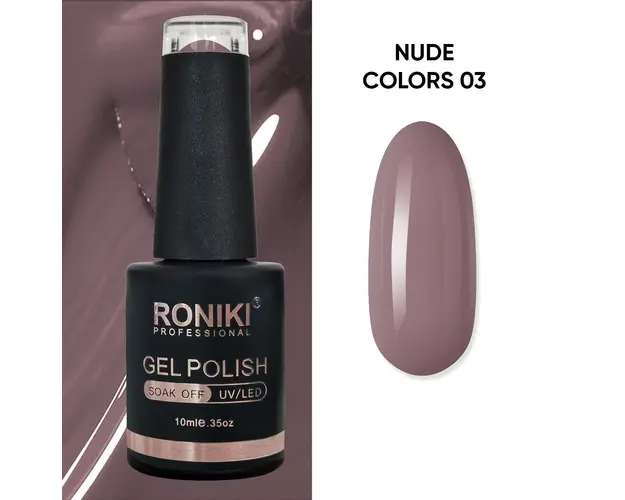 Oja Semipermanenta Roniki Nude Colors 03
