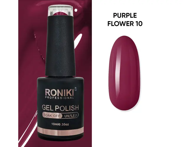 Oja Semipermanenta Roniki Purple Flower 10