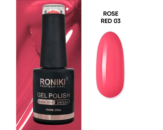 Oja Semipermanenta Roniki Rose Red 03