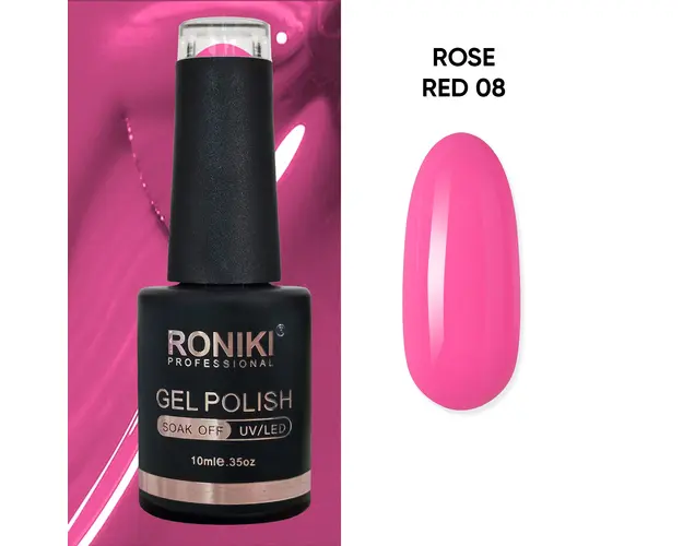 Oja Semipermanenta Roniki Rose Red 08