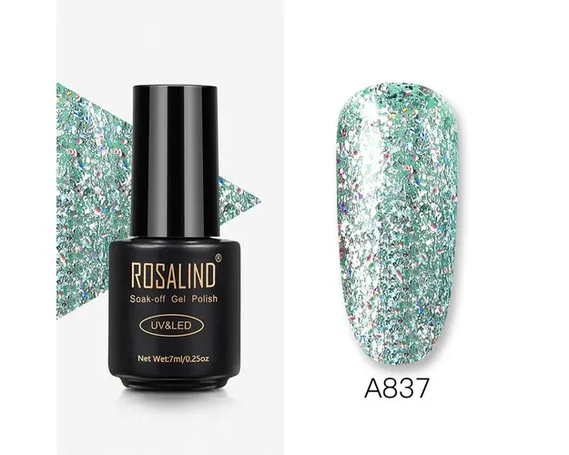 Oja Semipermanenta Rosalind Shiny Platinum - A837, 7ml