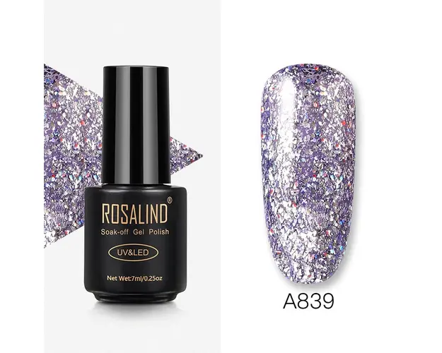 Oja Semipermanenta Rosalind Shiny Platinum - A839, 7ml