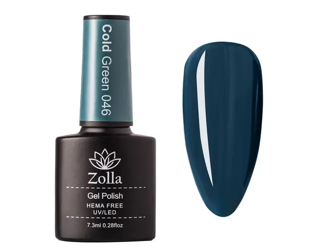 Oja Semipermanenta Zolla Hema Free Cold Green 046 - 7.3ml
