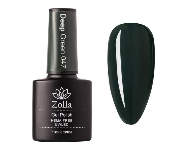 Oja Semipermanenta Zolla Hema Free Deep Green 047 - 7.3ml