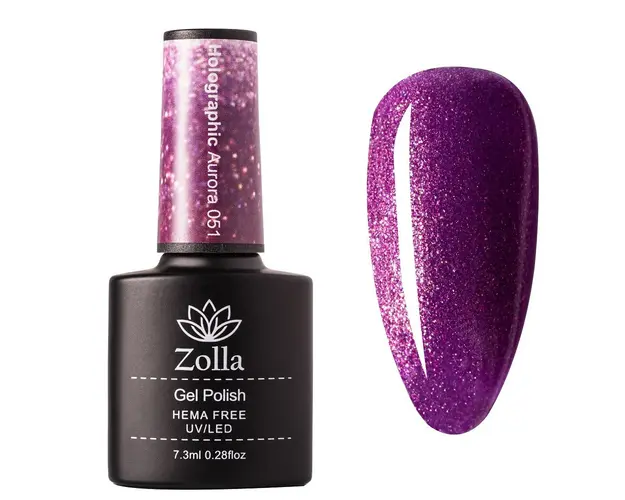 Oja Semipermanenta Zolla Hema Free Holographic Aurora 051 - 7.3ml