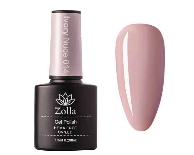 Oja Semipermanenta Zolla Hema Free Ivory Nude 014 - 7.3ml