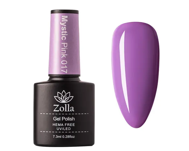 Oja Semipermanenta Zolla Hema Free Mystic Pink 017 - 7.3ml