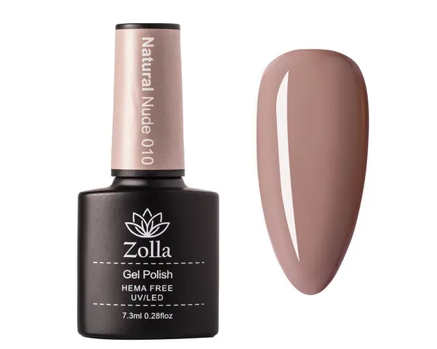 Oja Semipermanenta Zolla Hema Free Natural Nude 010 - 7.3ml