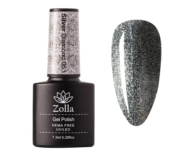Oja Semipermanenta Zolla Hema Free Silver Diamond 053 - 7.3ml