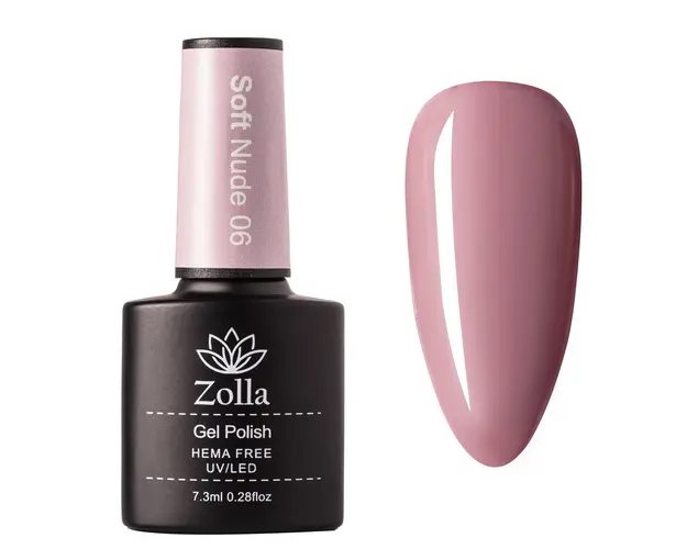 Oja Semipermanenta Zolla Hema Free Soft Nude 06 - 7.3ml