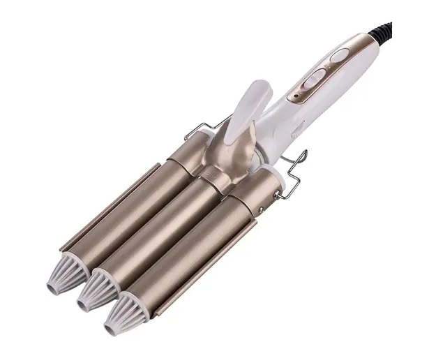 Ondulator Electric Profesional Cu 3 Elemente Ceramice Pentru Bucle Lejere 98W