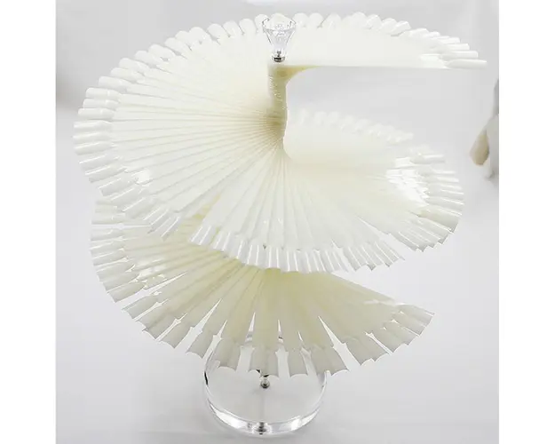 Paletar Unghii Spirala 120 buc Suport Transparent