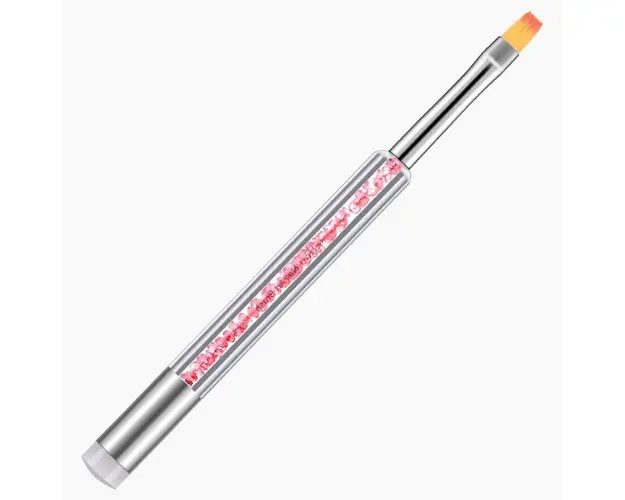 Pensula Dubla Gel cu Stampila Silicon