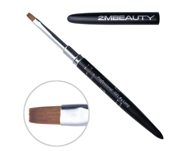 Pensula gel 2M Black Abstract Long nr. 4