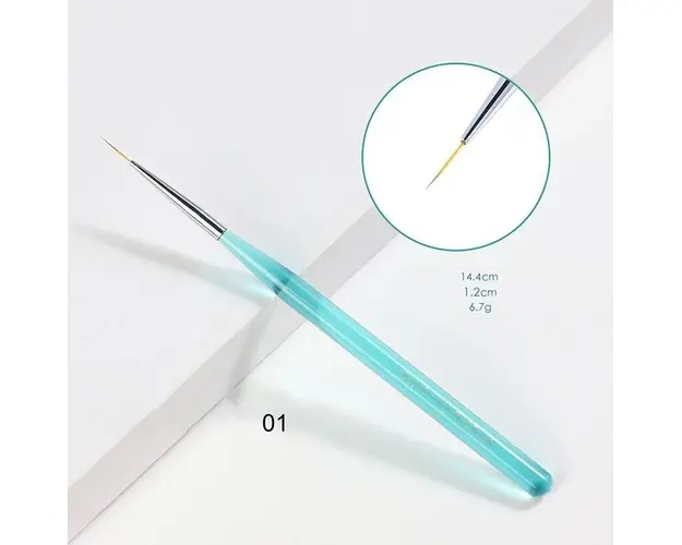 Pensula pictura NailsUp , Green marimea 11