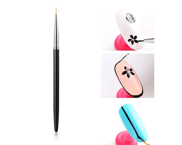 PENSULA PICTURA RAINBOW LINII FINE NEGRU 8MM