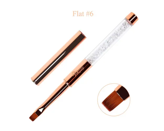 Pensula Profesionala Gel Dreapta Nr.6