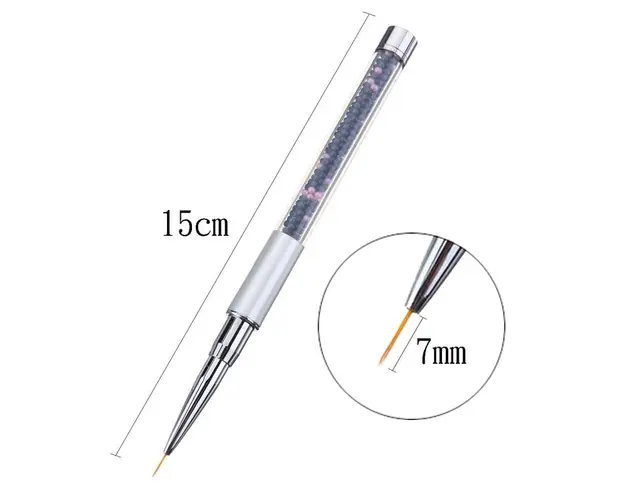 Pensula Unghii Caviar Black Pictura Nr. 7