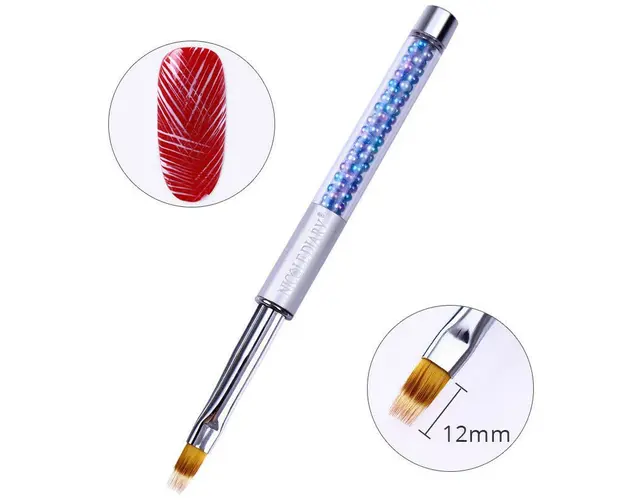 PENSULA UNGHII OMBRE 12mm - BLUE CAVIAR