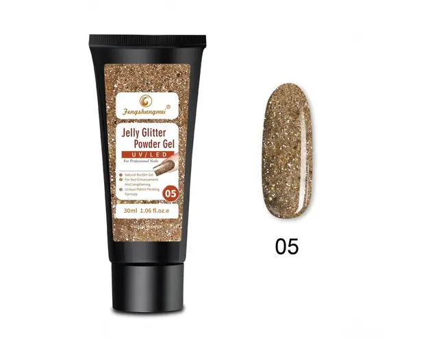 Polygel Jelly Glitter FSM 30ml - 05