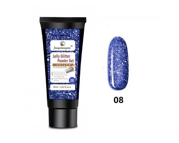 Polygel Jelly Glitter FSM 30ml - 08