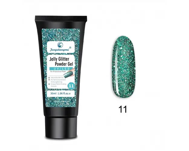 Polygel Jelly Glitter FSM 30ml - 11