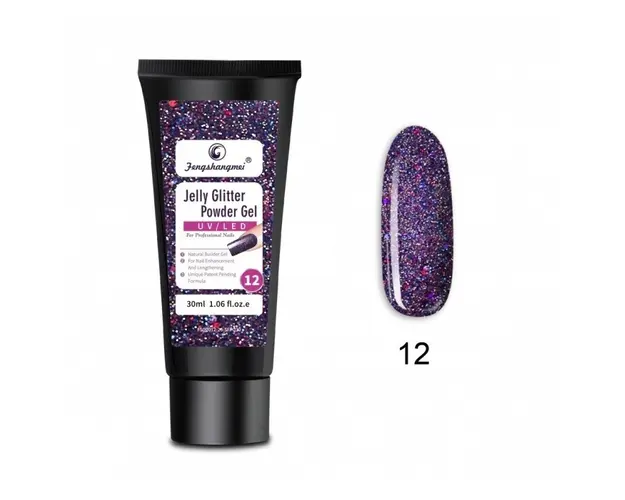 Polygel Jelly Glitter FSM 30ml - 12