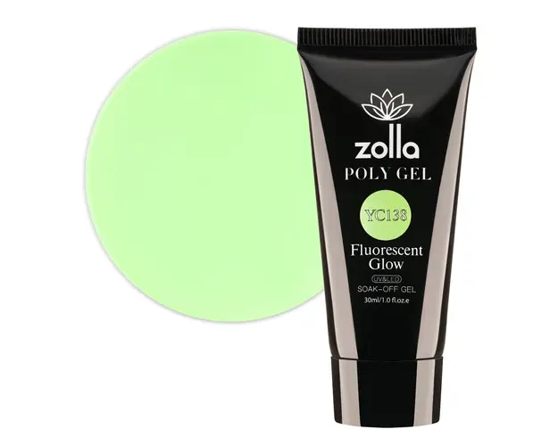 Polygel Zolla Fluorescent Glow YC138, 30ml