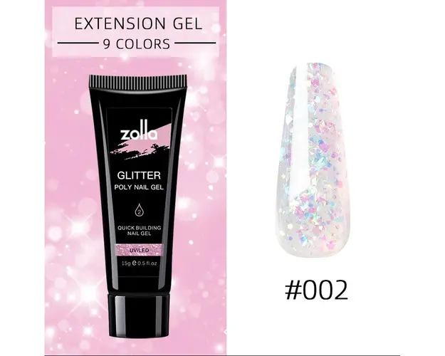 Polygel Zolla Glitter 15g 02