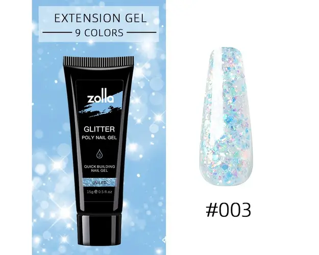 Polygel Zolla Glitter 15g 03