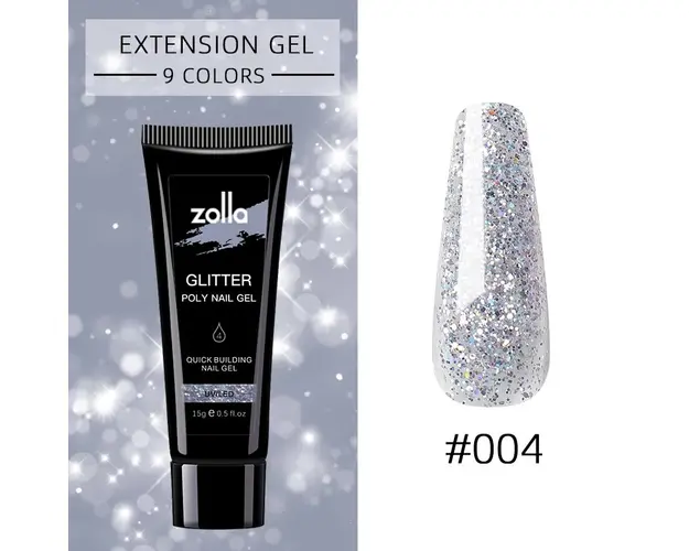 Polygel Zolla Glitter 15g 04