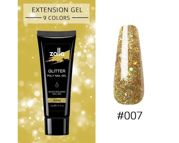 Polygel Zolla Glitter 15g 07