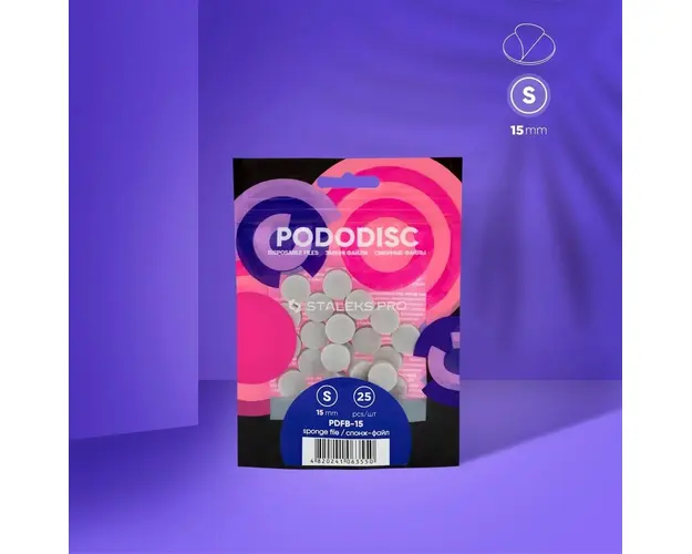Rezerve pentru pododisc din burete pentru finisat Staleks- PDFB-15