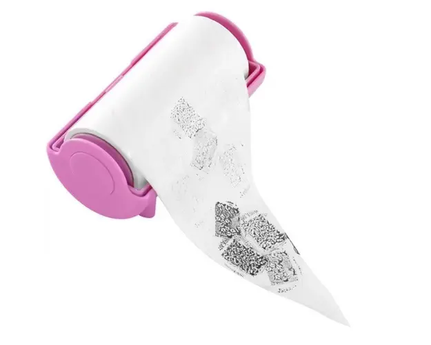 Rola adeziva stampila, Curatare stampila unghii, Roz