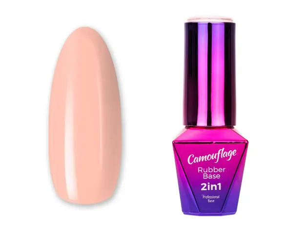 Rubber Base 2in1 Camuflaj 10g - Nectarine Nude