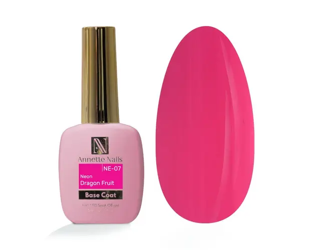 Rubber Base Annette Nails Neon Dragon Fruit NE-07