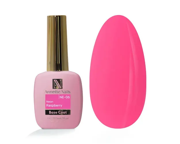 Rubber Base Annette Nails Neon Raspberry NE-06