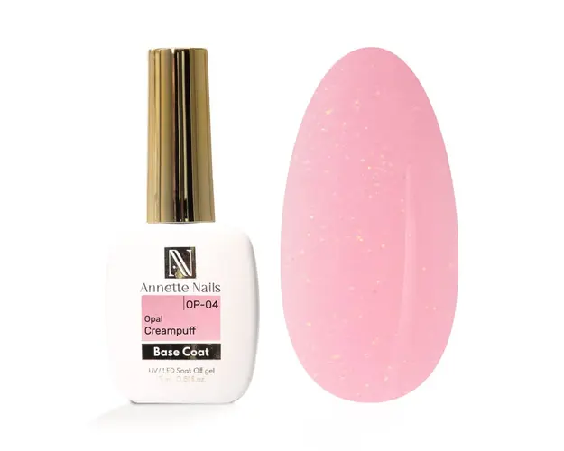 Rubber Base Annette Nails Opal Cream puff OP-04