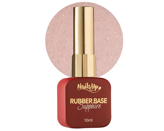 Rubber Base NailsUp Sapphire GL02