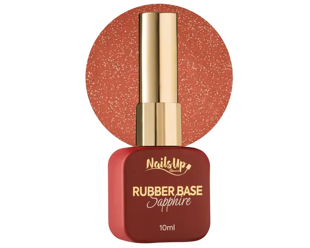 Rubber Base NailsUp Sapphire GL04