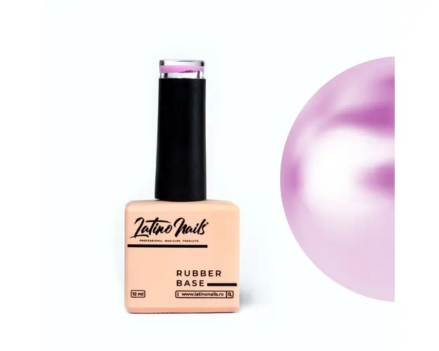 Rubber Base Pink Latino Nails