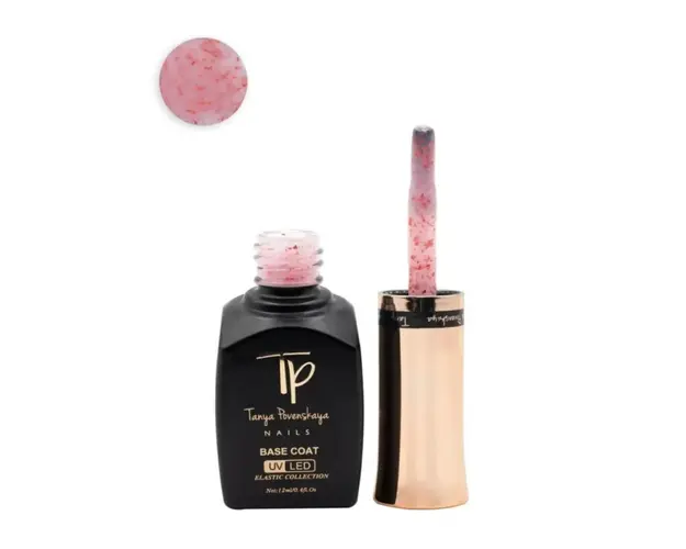 Rubber Base UV Unghii, TpNails, Pink Flakes 01