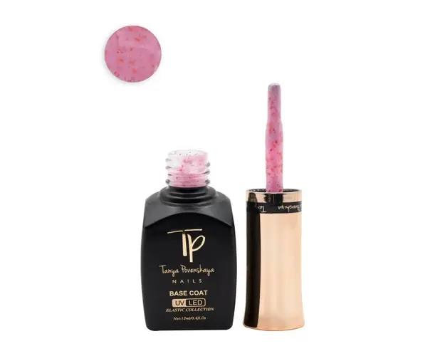 Rubber Base UV Unghii, TpNails, Pink Flakes 03