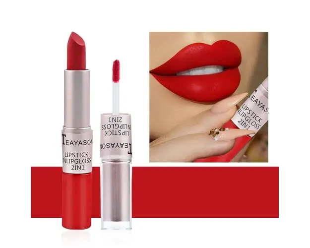 Ruj si Balsam de Buze Mat 2in1, Waterproof 03