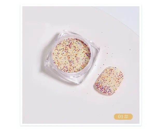Sugar Powder Nail Art 01