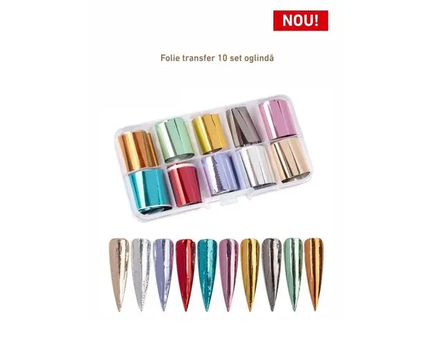 Set 10 Buc Folie Transfer Oglinda
