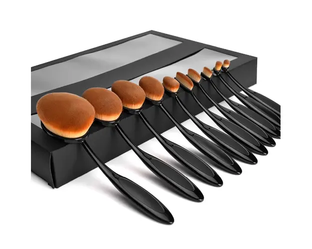 Set 10 Pensule Makeup tip perie