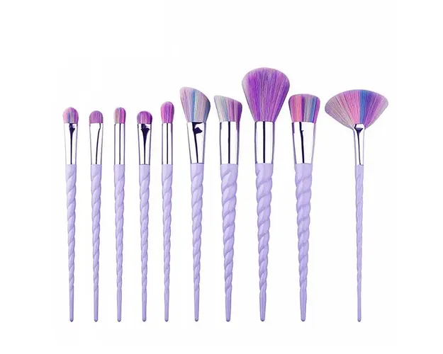 Set 10 Pensule Machiaj, Rainbow Unicorn - C01